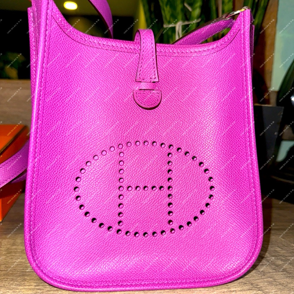 Authentic HERMES EVELYN TPM MINI SHOULDER BAG RARE
